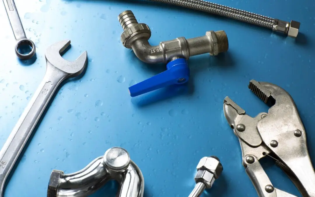 set of plumber tools