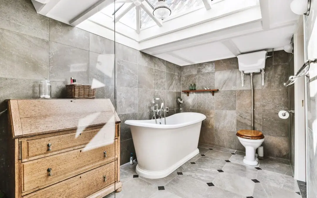 Modern bathroom interior