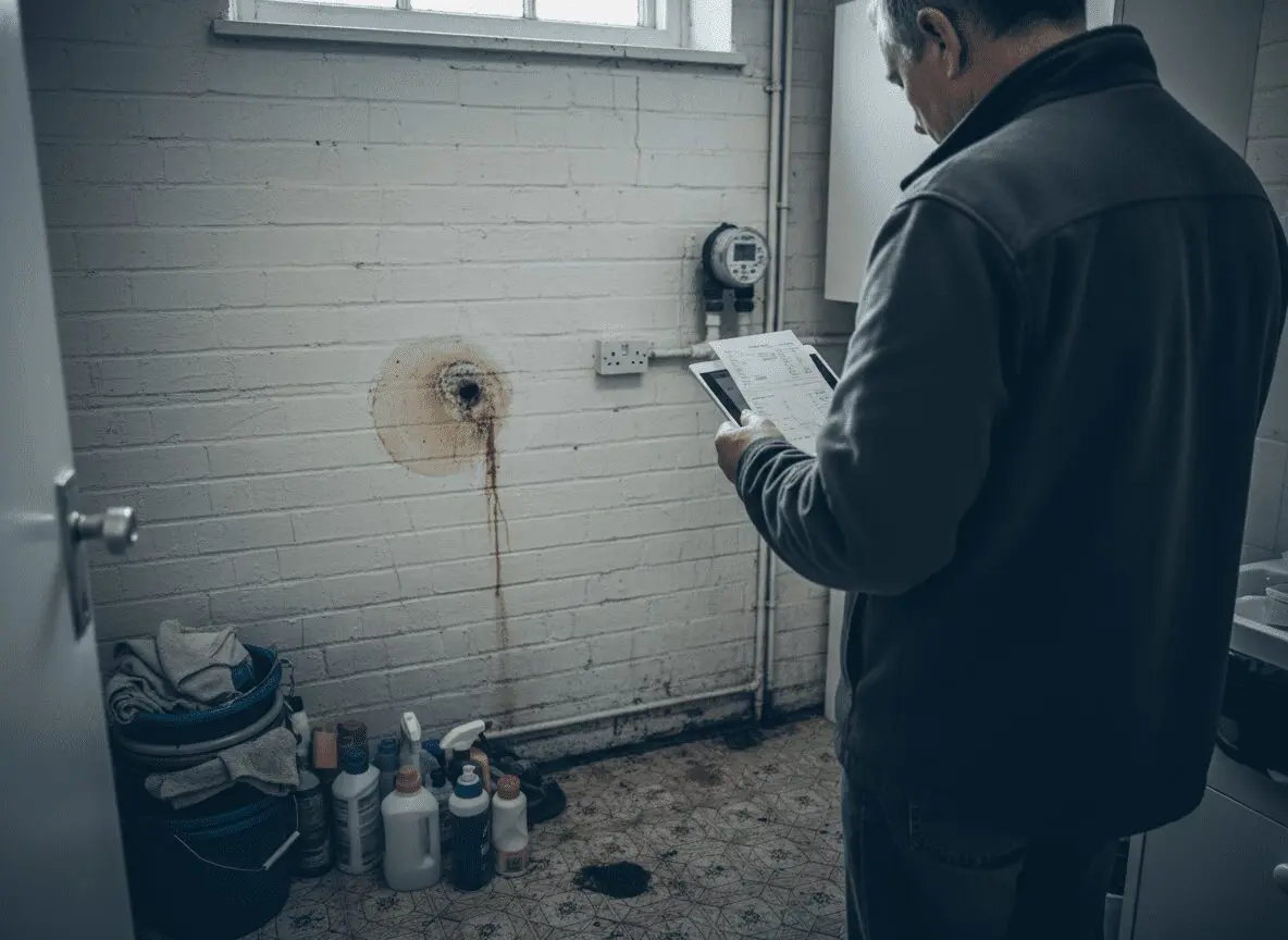 Unexpectedly high water bill caused by a hidden pipe leak in a residential property