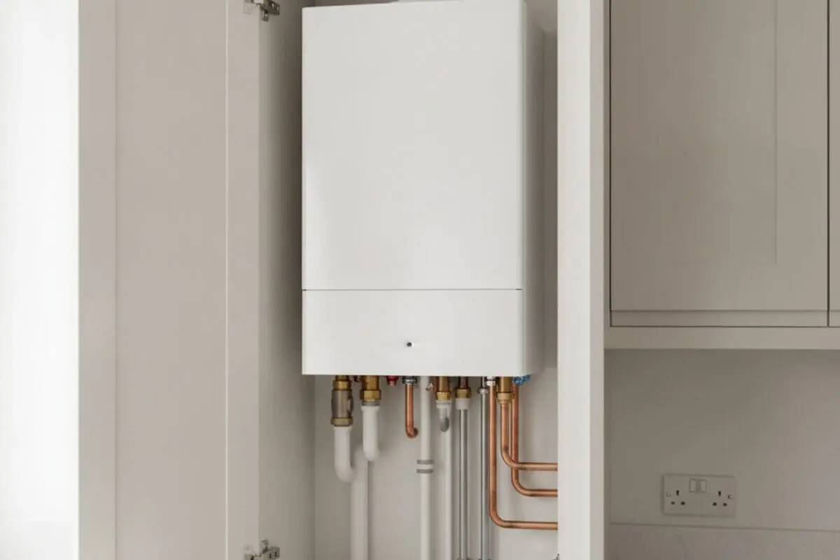 Combi boiler installed in a Sheffield home by Gas Safe engineers at Heat365