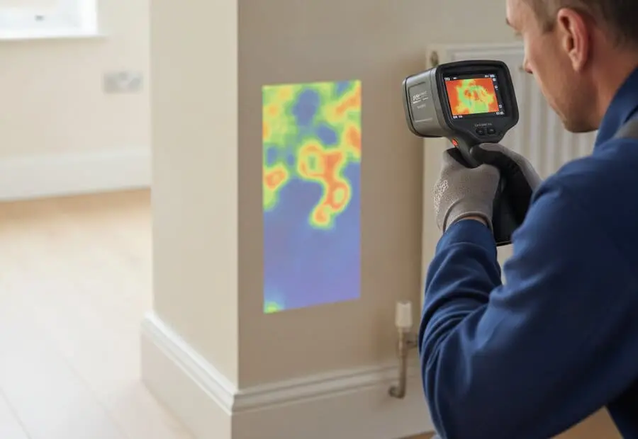 Leak detection with a thermal camera in Rotherham