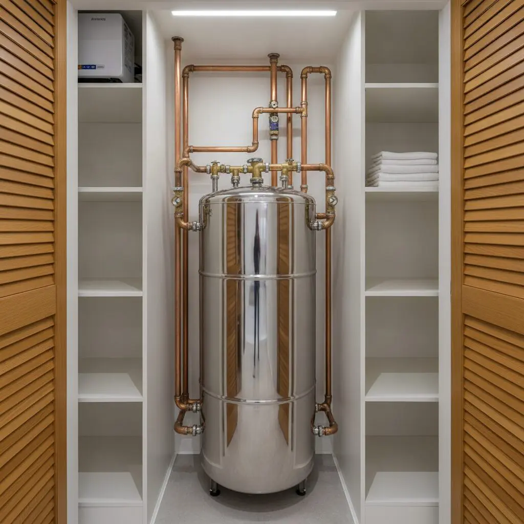 Unvented hot water cylinder installation by a Heat365 engineer
