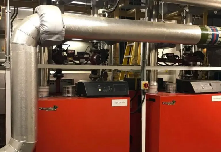 Commercial boiler plant room maintained by Heat365 in South Yorkshire