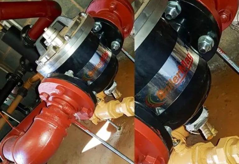 Large-bore industrial valves and pipework installed by Heat365 in South Yorkshire