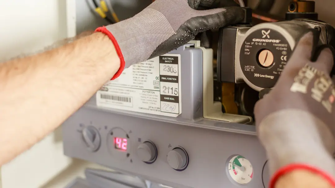 Fixing a boiler